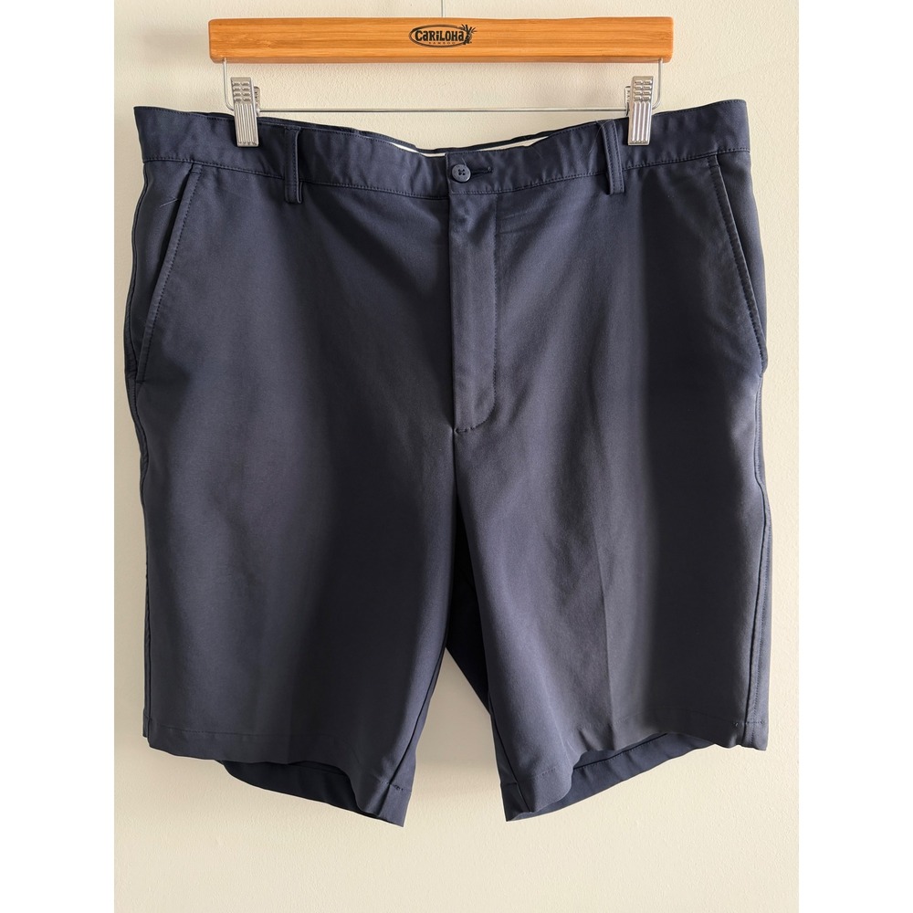 FootJoy Performance Golf Shorts Mens 38 Navy Blue Stretch Flat Front